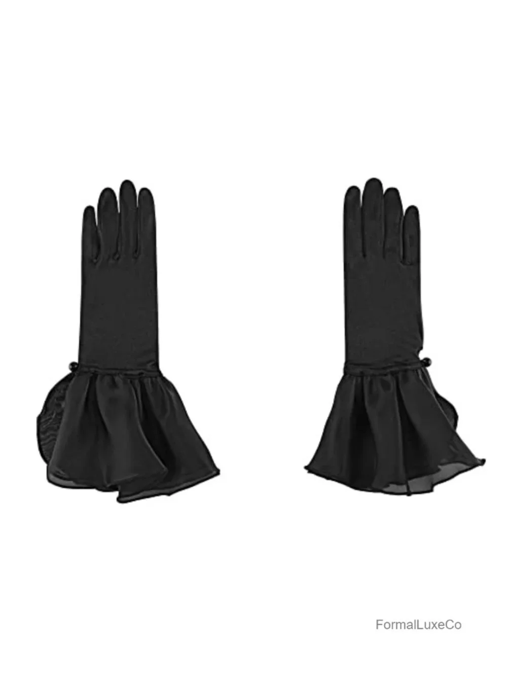 Women's Satin Opera Bridal Wedding Gloves Formal Party Cosplay